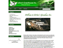 Tablet Screenshot of joannsgreenhouse.com